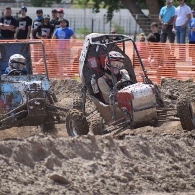 UCalgary Baja vehicle at competition